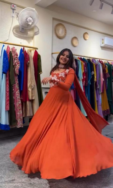 NEW LAUNCING umbrella KURTI georgette silk Wholesale kids clothing suppliers in Kolkata